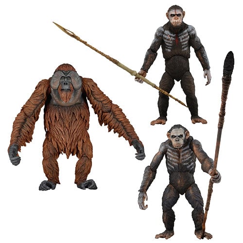 Dawn of the Planet of the Apes Series 1 Action Figure Set