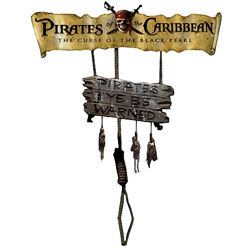 Pirates of the Caribbean Wooden Decorative Sign