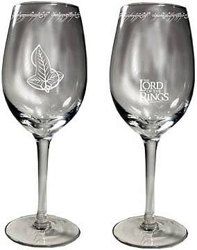 LOTR Wine Glass Set
