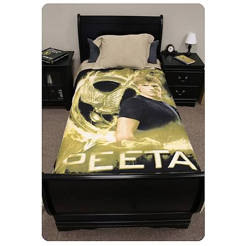 Hunger Games Movie Peeta Mellark Polar Fleece Bed Throw