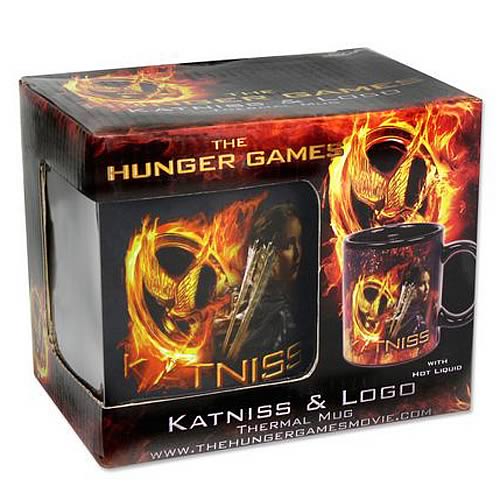 Hunger Games Movie Katniss and Logo Thermal Mug