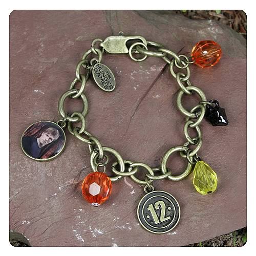 Hunger Games Movie Peeta District 12 Charm Bracelet