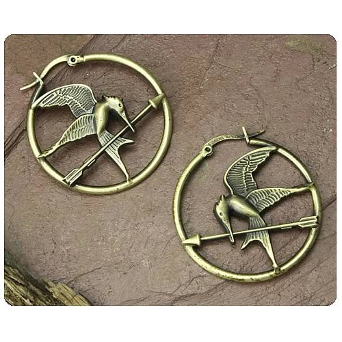 Hunger Games Movie Mockingjay Hoop Earrings