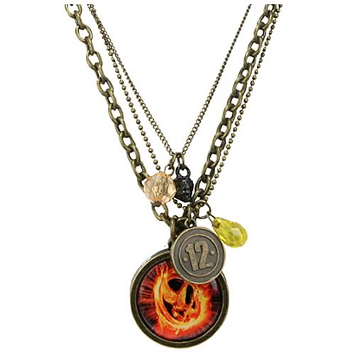 Hunger Games Movie Mockingjay Triple Chain Necklace