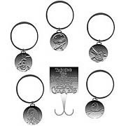 Nightmare Before Christmas Wine Charm Set