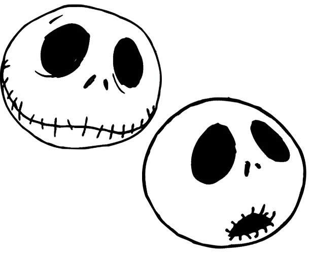 Nightmare Before Christmas Magnet Faces
