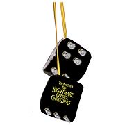 Plush > Nightmare Before Christmas - Let your vehicle show your Nightmare Before Christmas pride by displaying this pair of fuzzy dice.: Sizes 