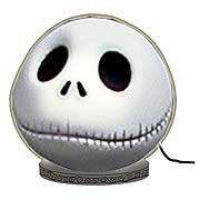 Lamps > Nightmare Before Christmas - Watch Jack shine!   A charming tabletop nightlight featuring the head of Jack Skellington from  The Nightmare Before Christmas !   Style up any room of your home!    No true-blue fans home is complete without this charming tabletop nightlight featuring the head of the one-and-only Jack Skellington from  The Nightmare Before Christmas.  Great for younger fans of Tim Burtons modern classic, the fun light shows Jacks smiling face. Style up any room in your house, or use it to decorate for your next party. And watch Jack shine!: Sizes 