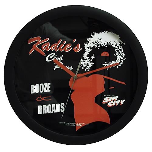 Sin City Kadie`s Club Clock