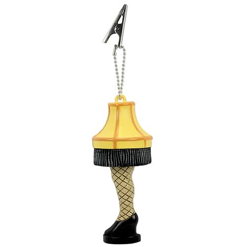 Christmas Story Hanging Talking Leg Lamp Bag Clip