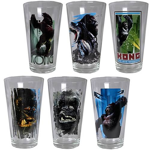 King Kong Pint Glass Set