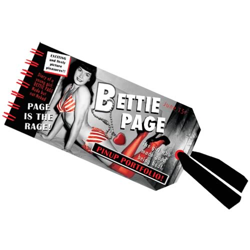 Bettie Page Mini Notebook