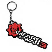 Gears of War 3 Logo Metal Key Chain