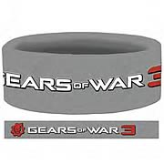 Gears of War 3 Horizontal Title Rubber Bracelet