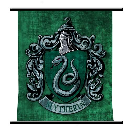 Harry Potter Slytherin Crest Wall Scroll