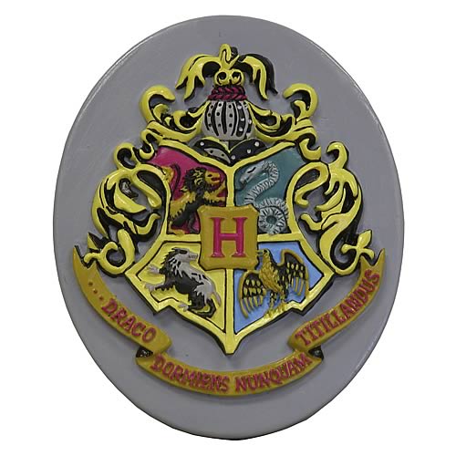 Harry Potter Hogwarts Crest Resin Magnet