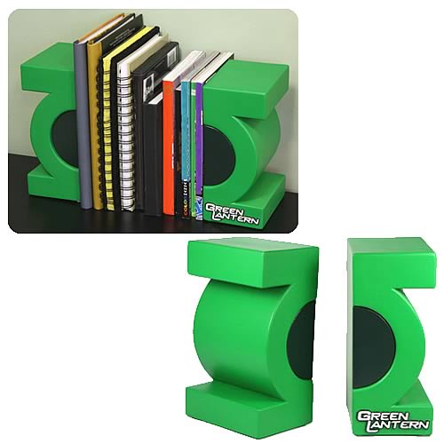 Green Lantern Movie Symbol Bookends