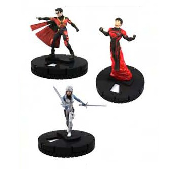Teen Titans DC HeroClix Gravity Feed Mini-Figure 4-Pack
