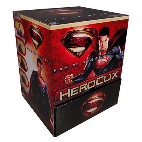 Superman Man of Steel Movie DC Heroclix Gravity Feed 4-Pack