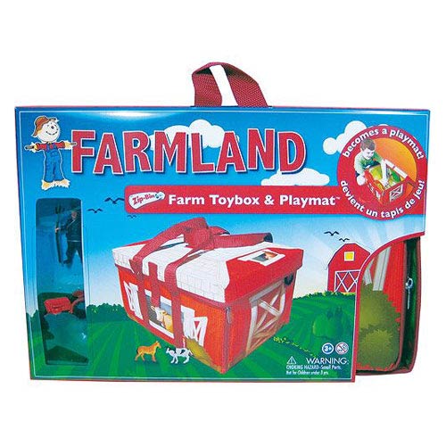 Farmland ZipBin Toy Box and Playmat Carry Case