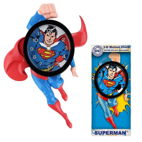 Superman 14-Inch Motion Clock