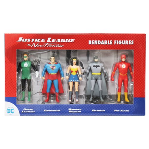 Justice League The New Frontier Mini Bendable Figure Box Set