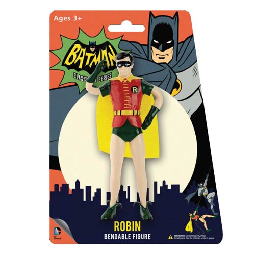 Batman TV Series Robin 5 1/2-Inch Bendable Figure