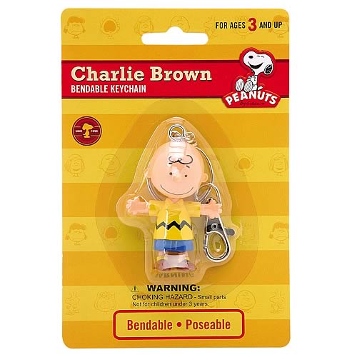 Peanuts Charlie Brown Bendable Key Chain
