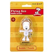 Peanuts Flying Ace Wings Bendable Key Chain