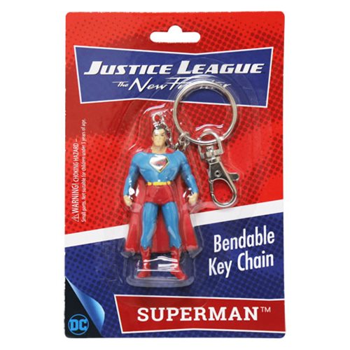 Superman 3-Inch Bendable Figure Key Chain