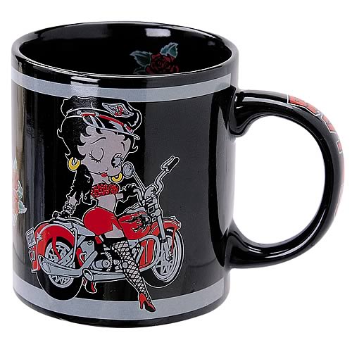 Betty Boop Biker Betty Ceramic Mug