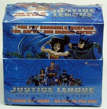 Justice League Trading Cards Display Box