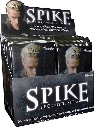 Spike: The Complete Story Trading Cards Display