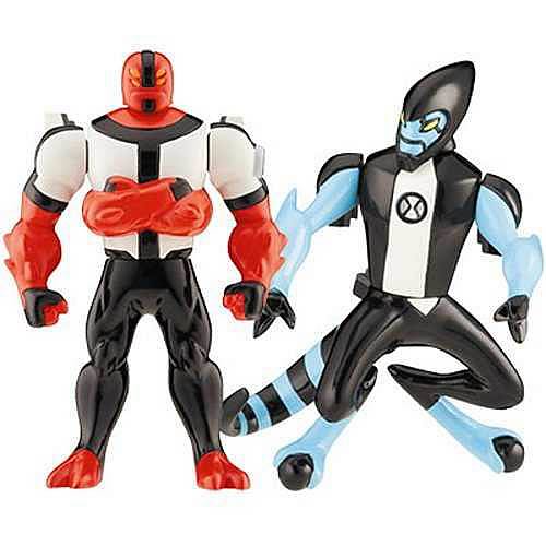 Ben 10 Alien Creation Chamber Four Arm and XLR8 Figures, NM