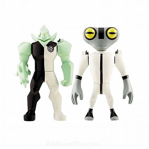 Ben 10 Alien Creation Chamber Diamondhead & Grey Matter, NM