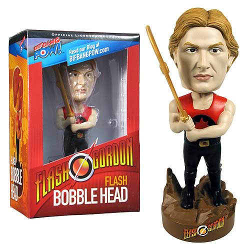Flash Gordon The Movie Flash Bobble Head, Not Mint
