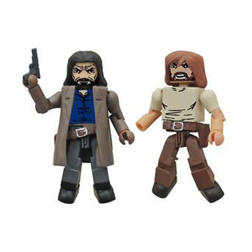 The Walking Dead Minimates Rick and Jesus 2-Pack, Not Mint