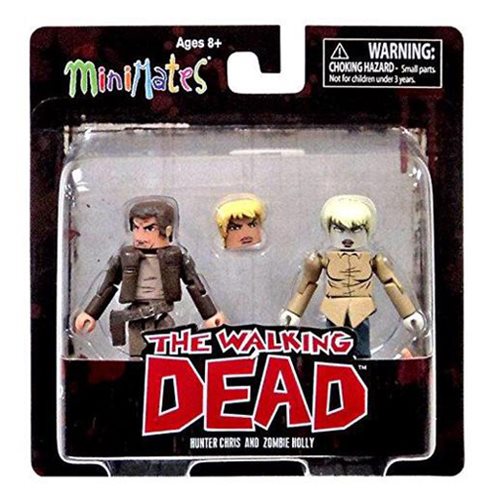 The Walking Dead Minimates Chris and Holly 2-Pack, Not Mint