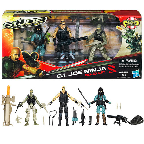 G.I. Joe Retaliation Dojo Battle Set Figures, Not Mint
