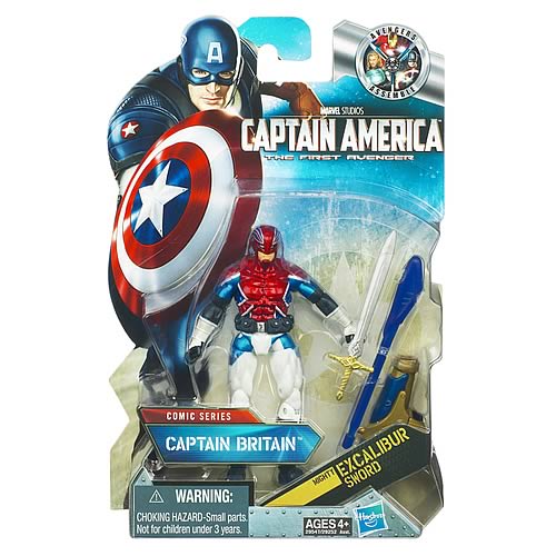 Captain America Movie Capt. Britain Action Figure, Not Mint
