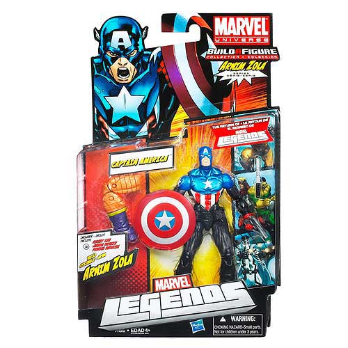 Marvel Legends 2012 Captain America Action Figure, Not Mint
