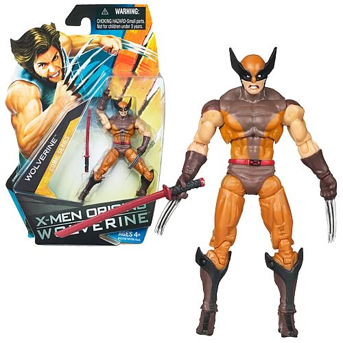Wolverine Movie Wolverine (Brown Costume) Figure, Not Mint