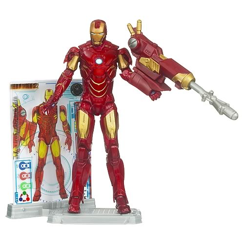 Iron Man 2 Movie Mark IV Iron Man Action Figure, Not Mint