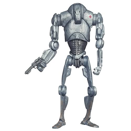 Star Wars Vintage Super Battle Droid Action Figure, Not Mint