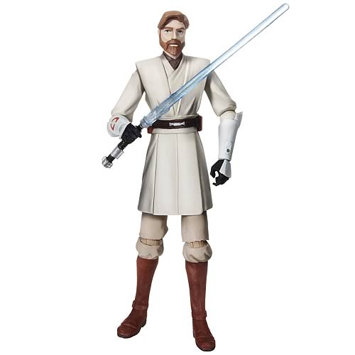 Star Wars Clone Wars Obi-Wan Kenobi Action Figure, Not Mint