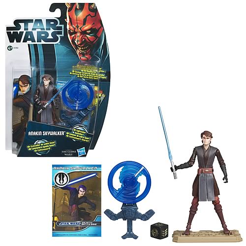 Star Wars Clone Wars 2012 Anakin Skywalker Figure, Not Mint