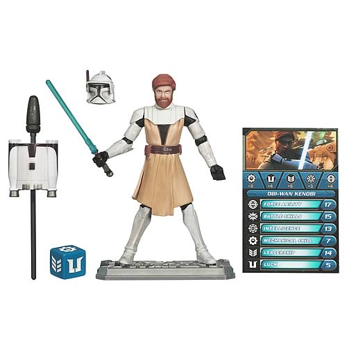 Star Wars Clone Wars Obi-Wan Kenobi Action Figure, NM