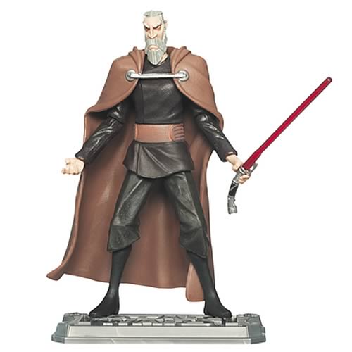 Star Wars Clone Wars Count Dooku Action Figure, Not Mint