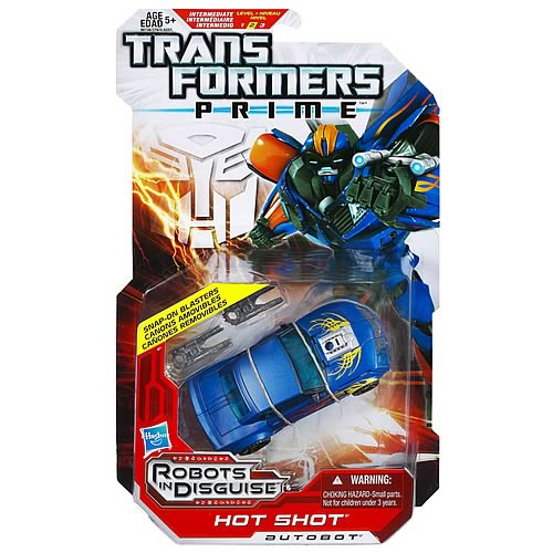 Transformers Prime Deluxe Hot Shot Figure, Not Mint