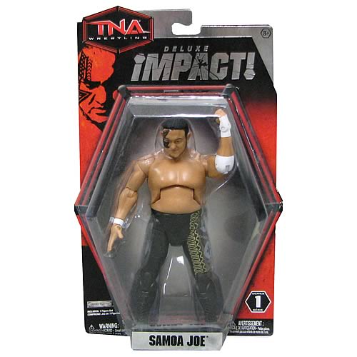 TNA Wrestling Impact Samoa Joe Action Figure, Not Mint